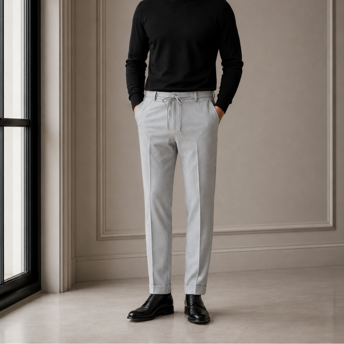 Pantaloni Art Jogger gri