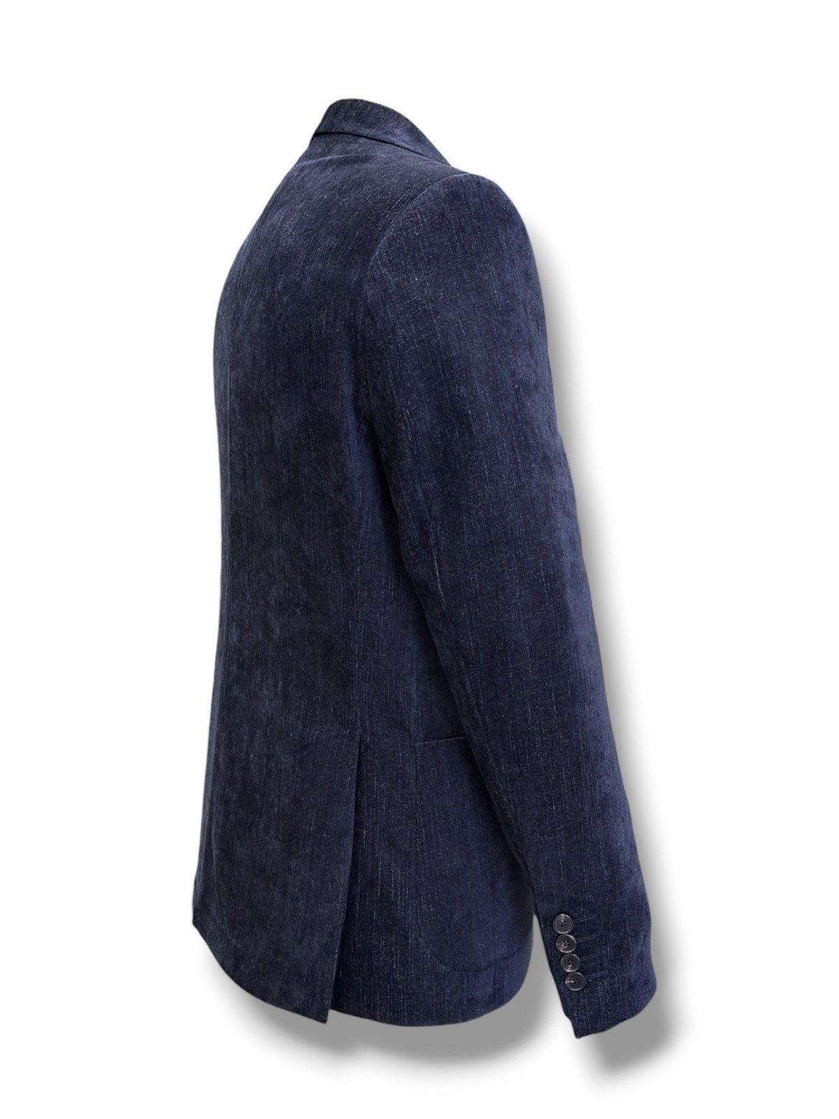 Sacou bleumarin texturat Monza