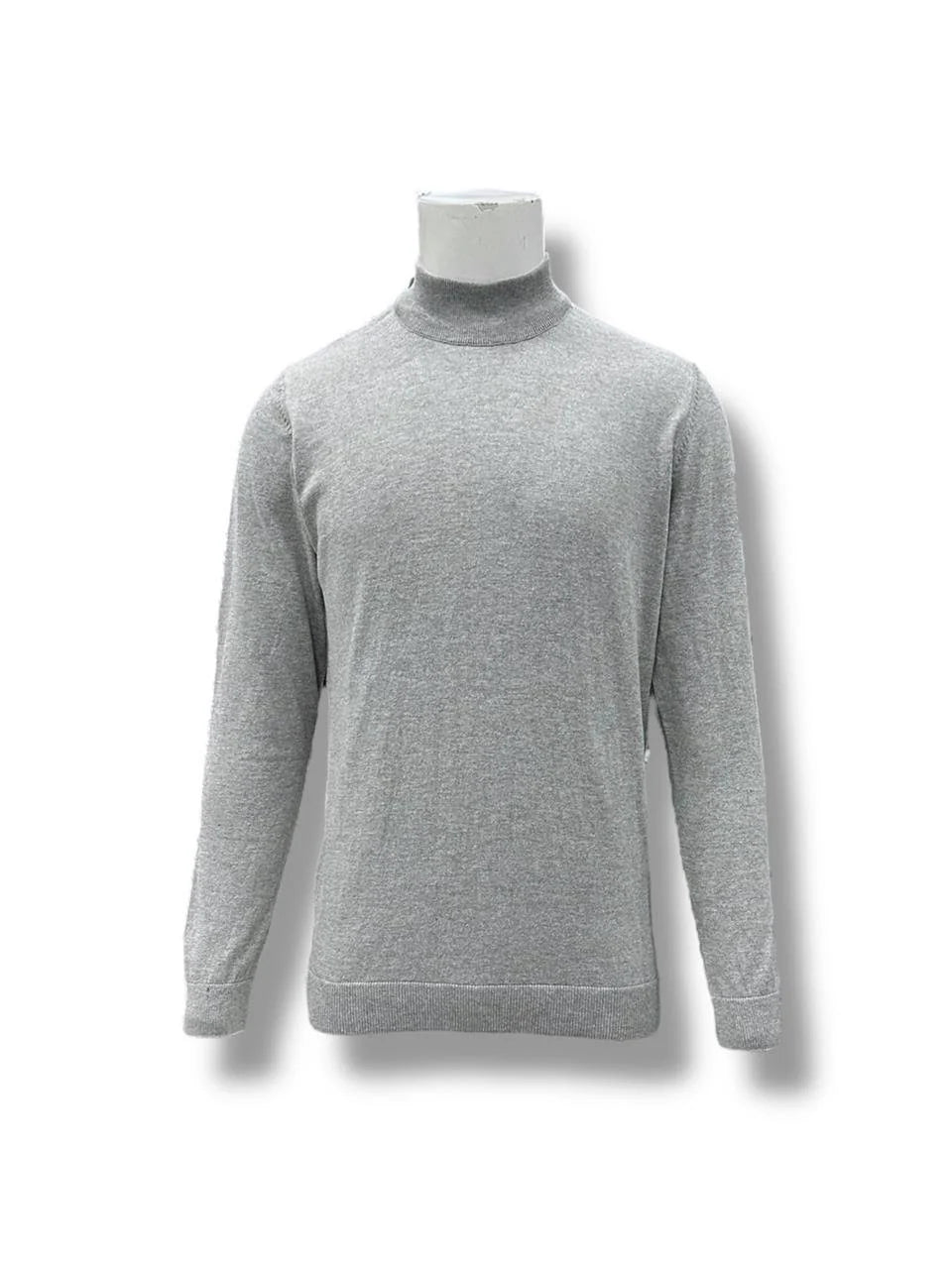 Pulover Bogaz gri deschis