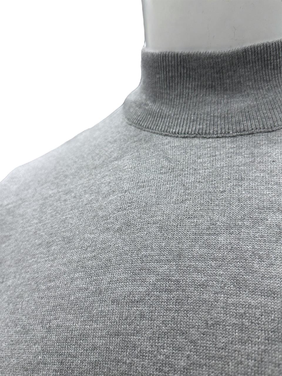 Pulover Bogaz gri deschis