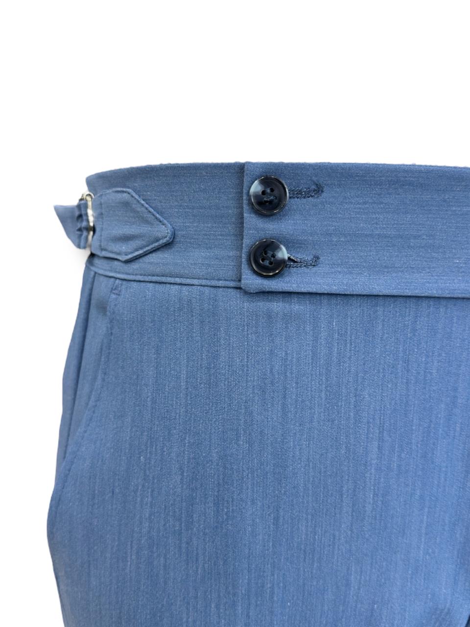 Pantaloni Kemerli albastru deschis