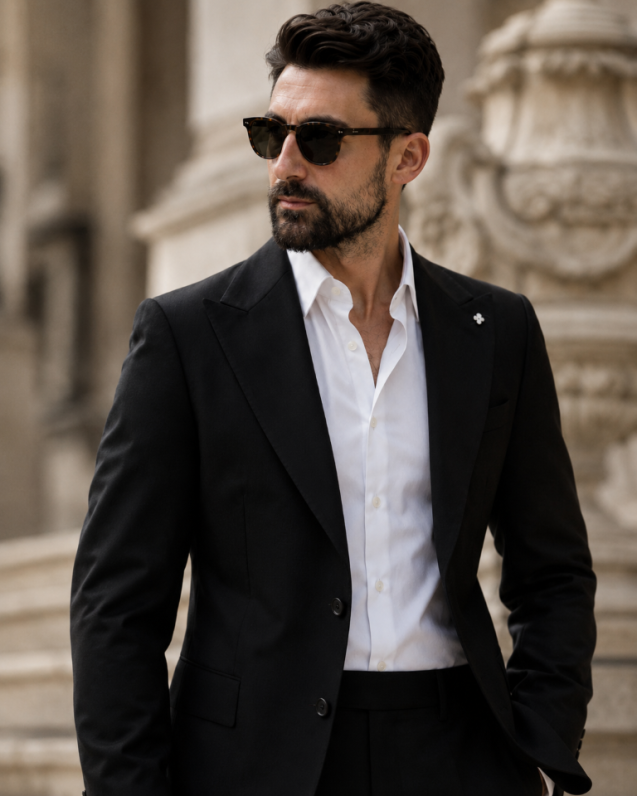 Costum Simplu negru