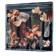 Batistă cu Design Floral Abstract