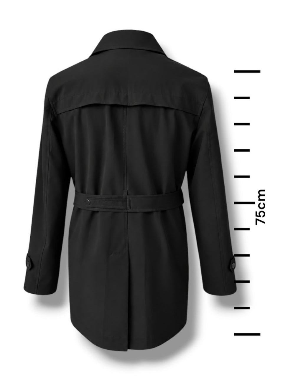 Trenchcoat Vittorio negru
