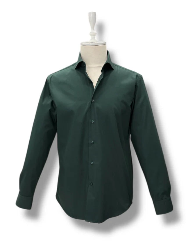 Cămașă Italian verde închis