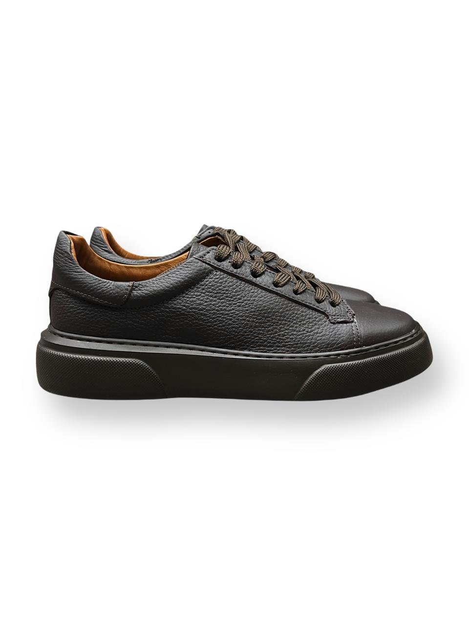 Sneakers Urban din Piele – Maro