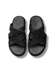 Sandale Aven din piele negre