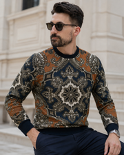 Bluză Lucien bluemarin cu model