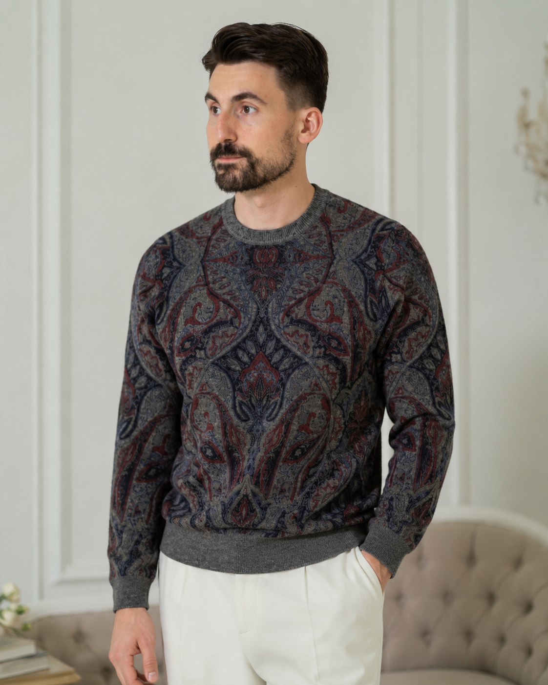 Bluză Rude antracit bordo