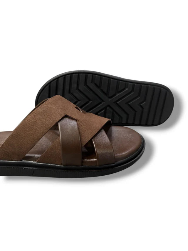 Sandale Aven din piele maro