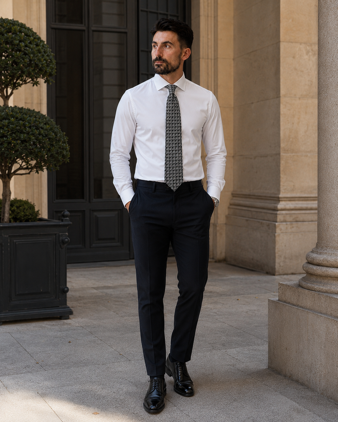 Cămașă Italian alb