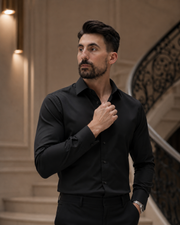 Cămașă Non iron negru