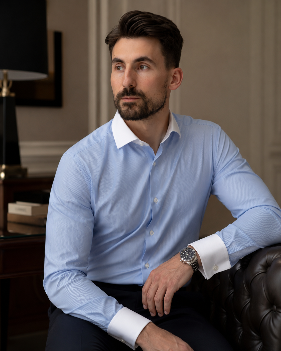 Cămașă Sir albastru deschis