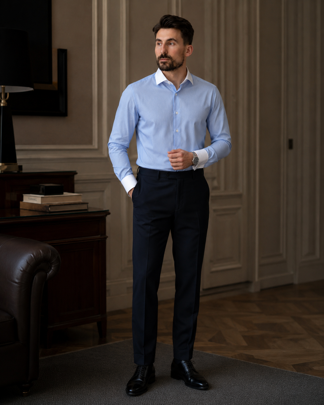 Cămașă Sir albastru deschis