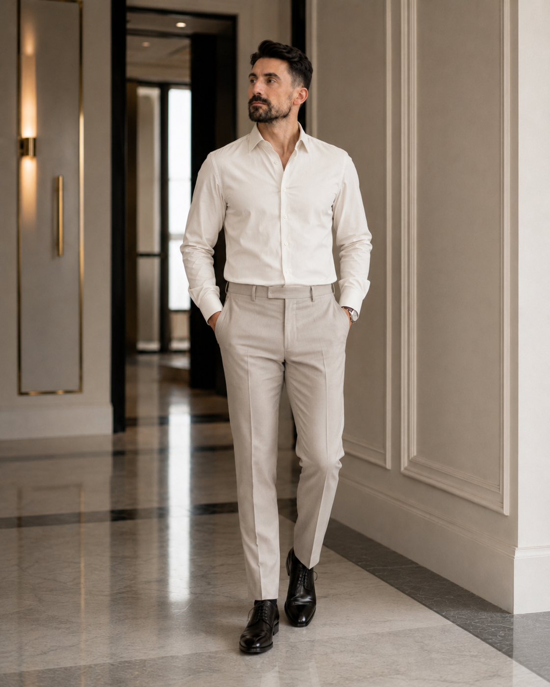 Cămașă Tencel ecru