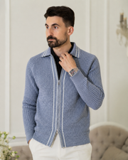 Cardigan Fer.Volente albastru-deschis