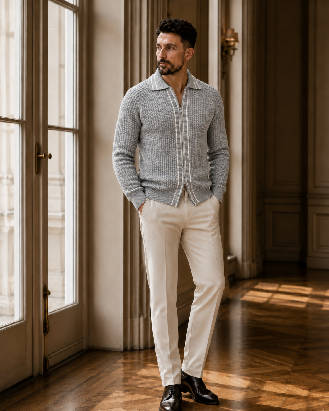 Cardigan Fer.Volente gri