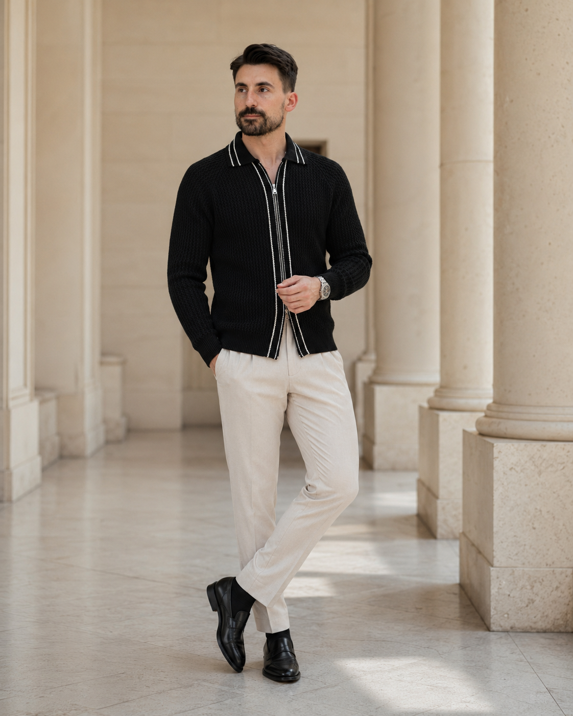 Cardigan Fer.Volente negru