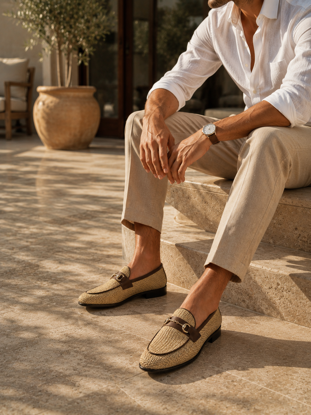 Pantofi Loafer Mariano Bej