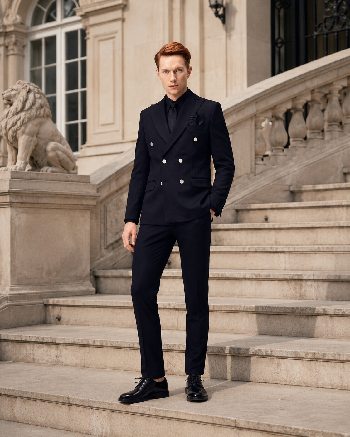 Costum Kruvaze negru