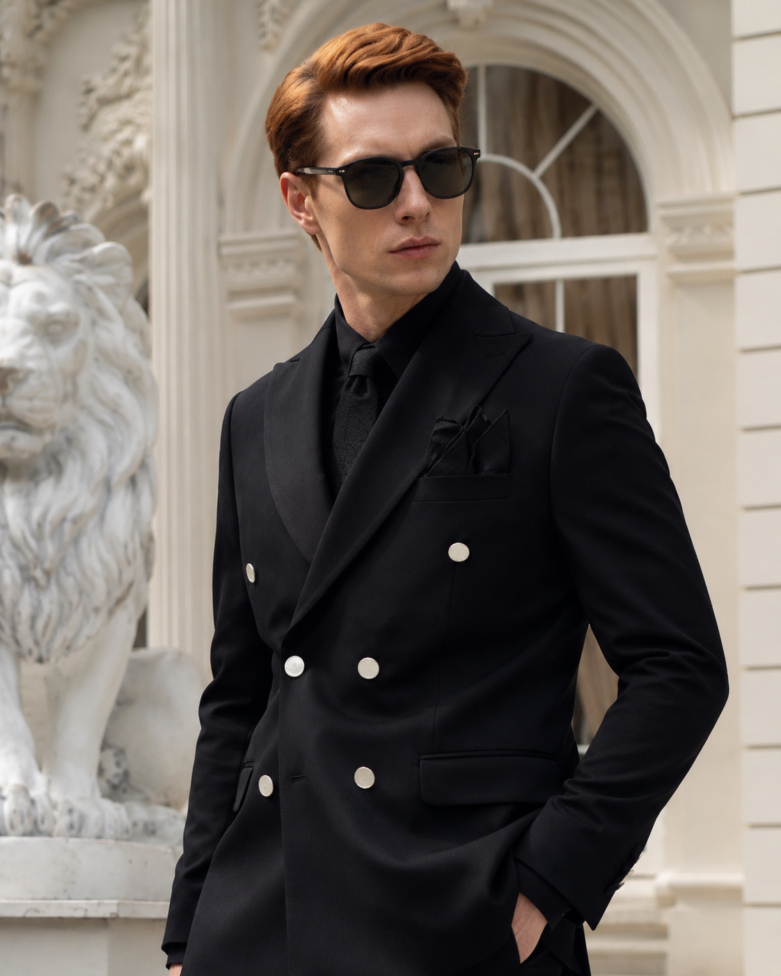 Costum Kruvaze negru