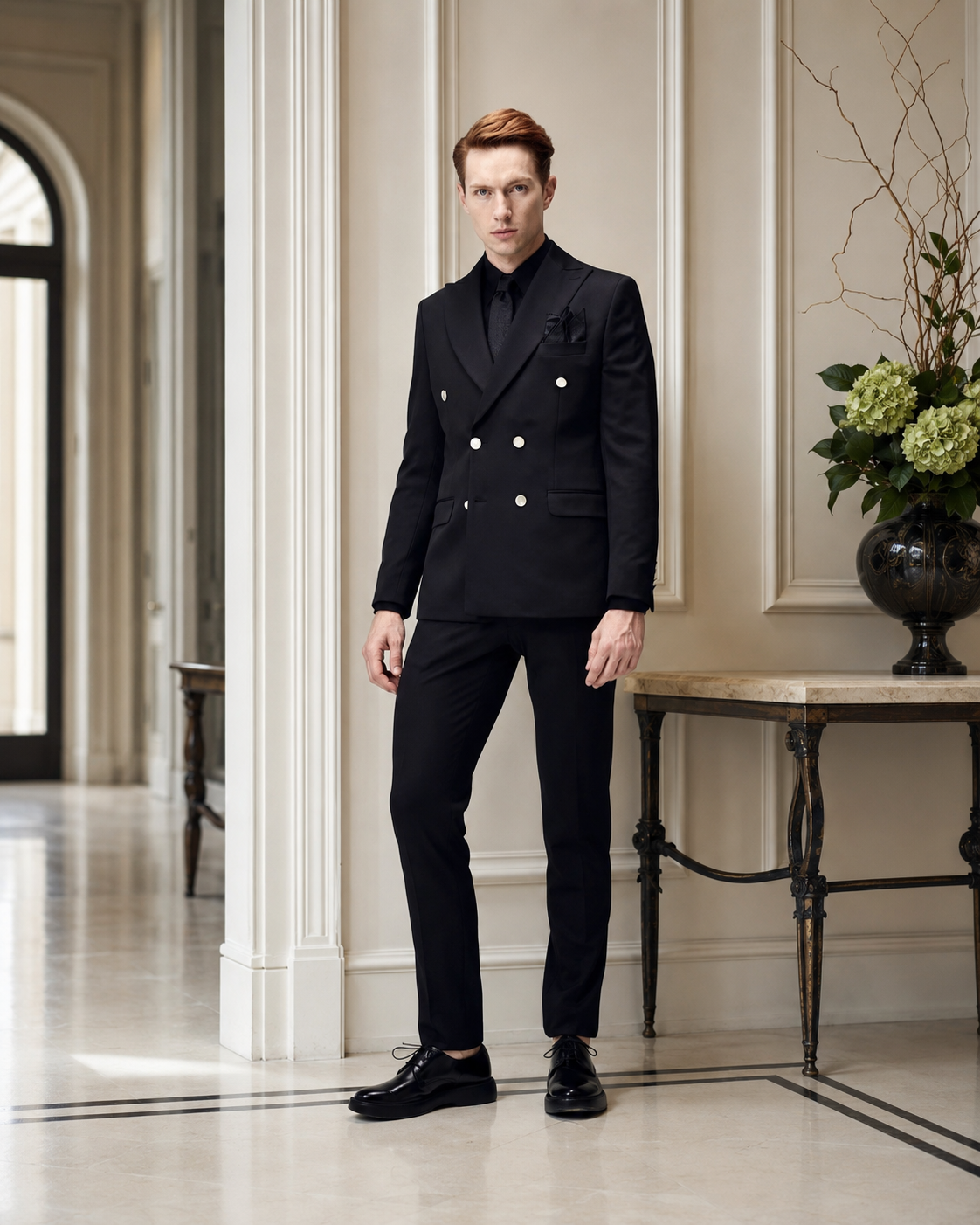 Costum Kruvaze negru