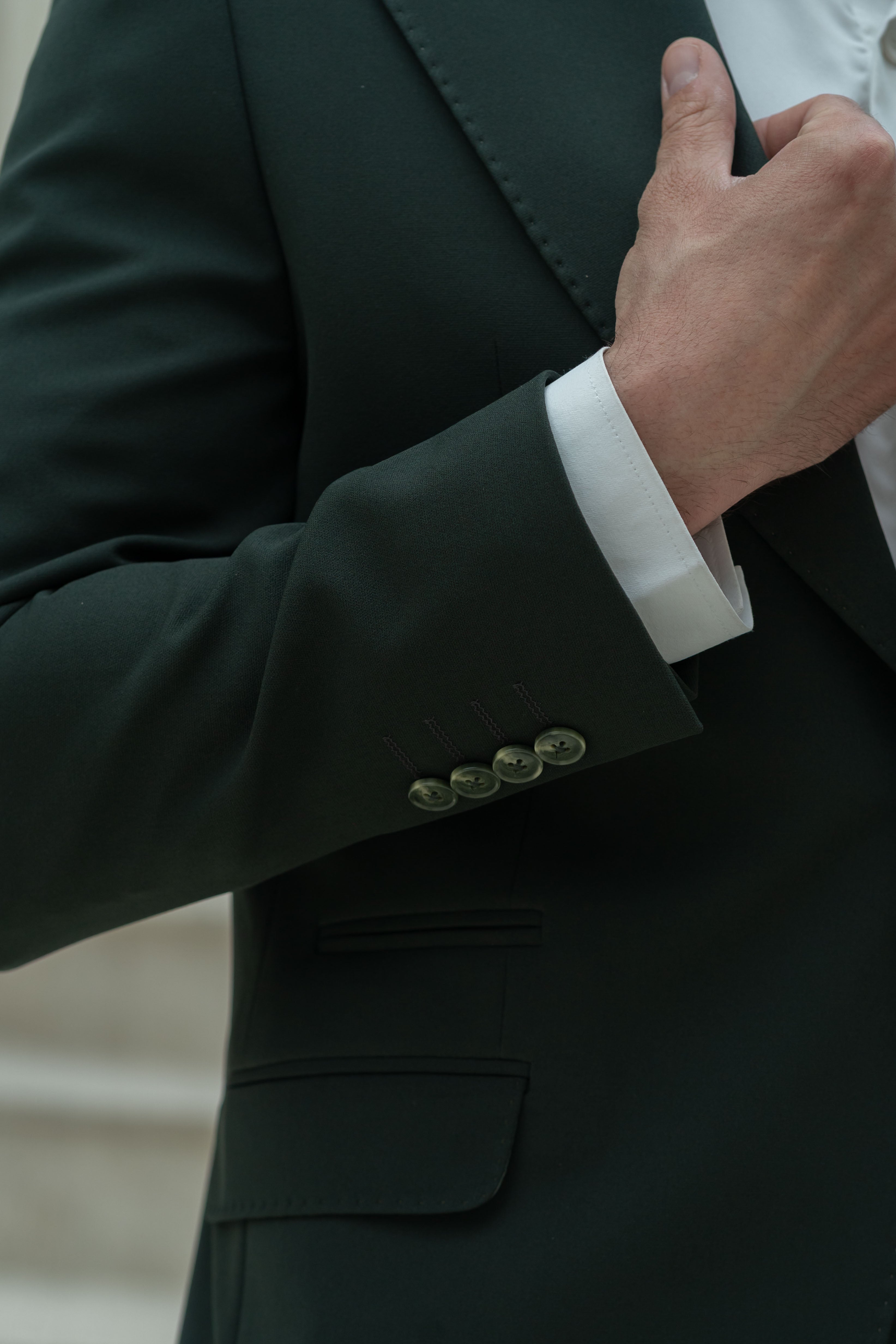 Costum Boost verde închis