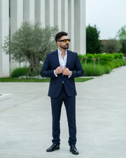 Costum Bruno albastru închis