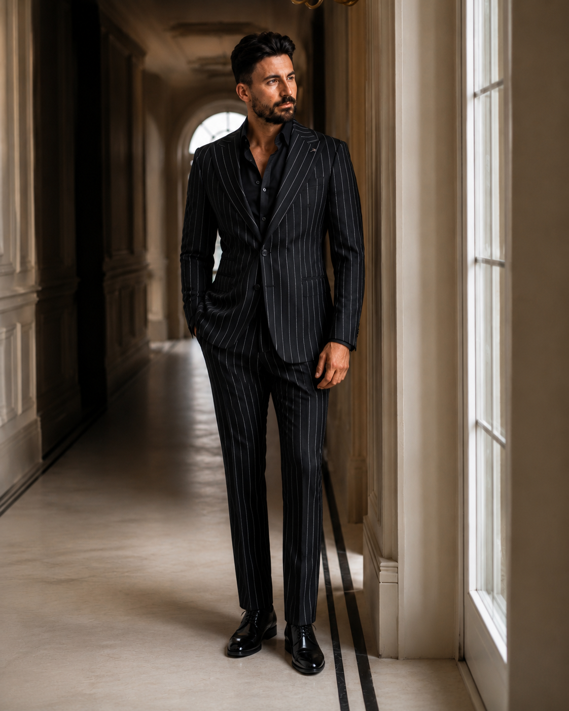 Costum Genoa negru