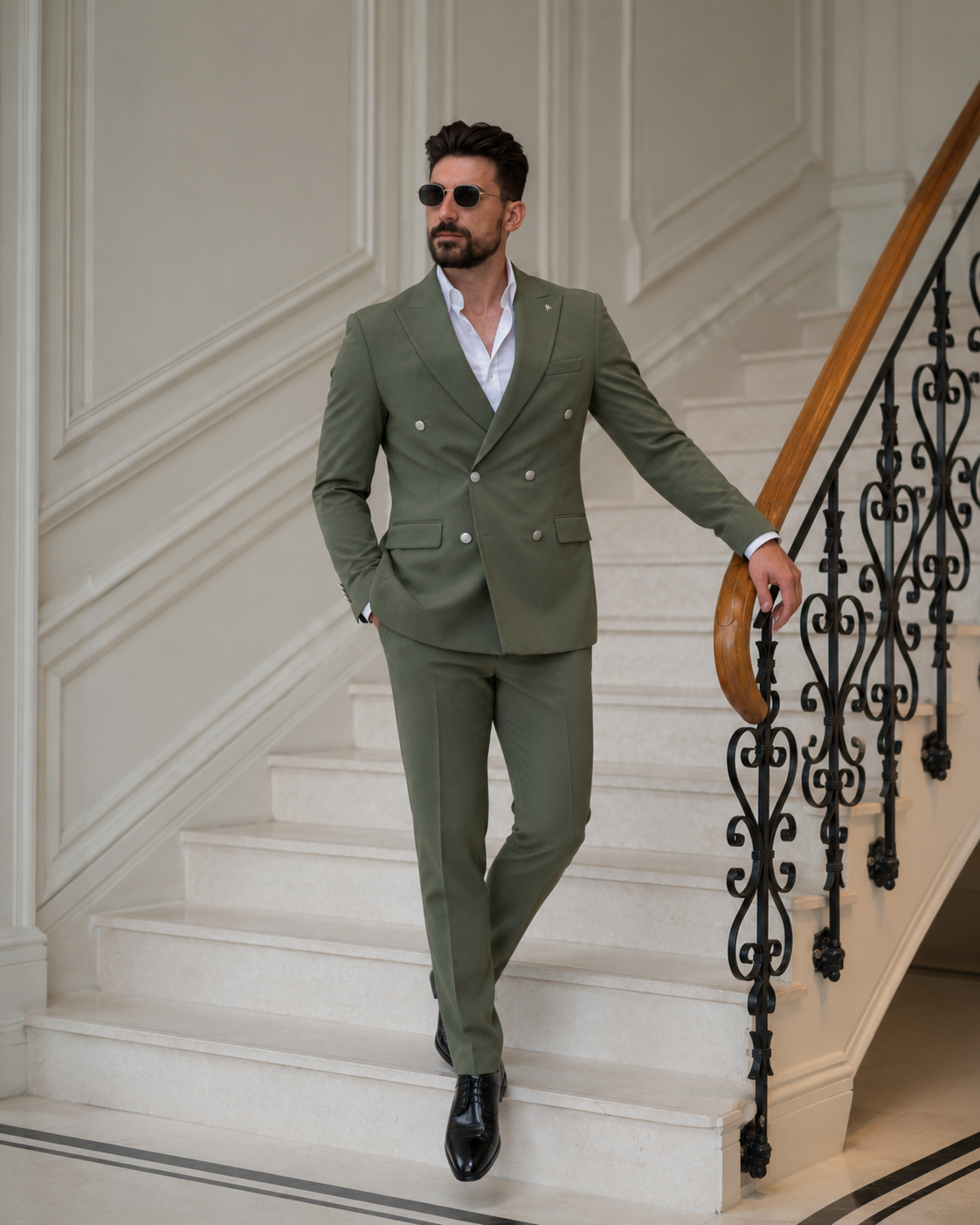 Costum Kruvaze verde