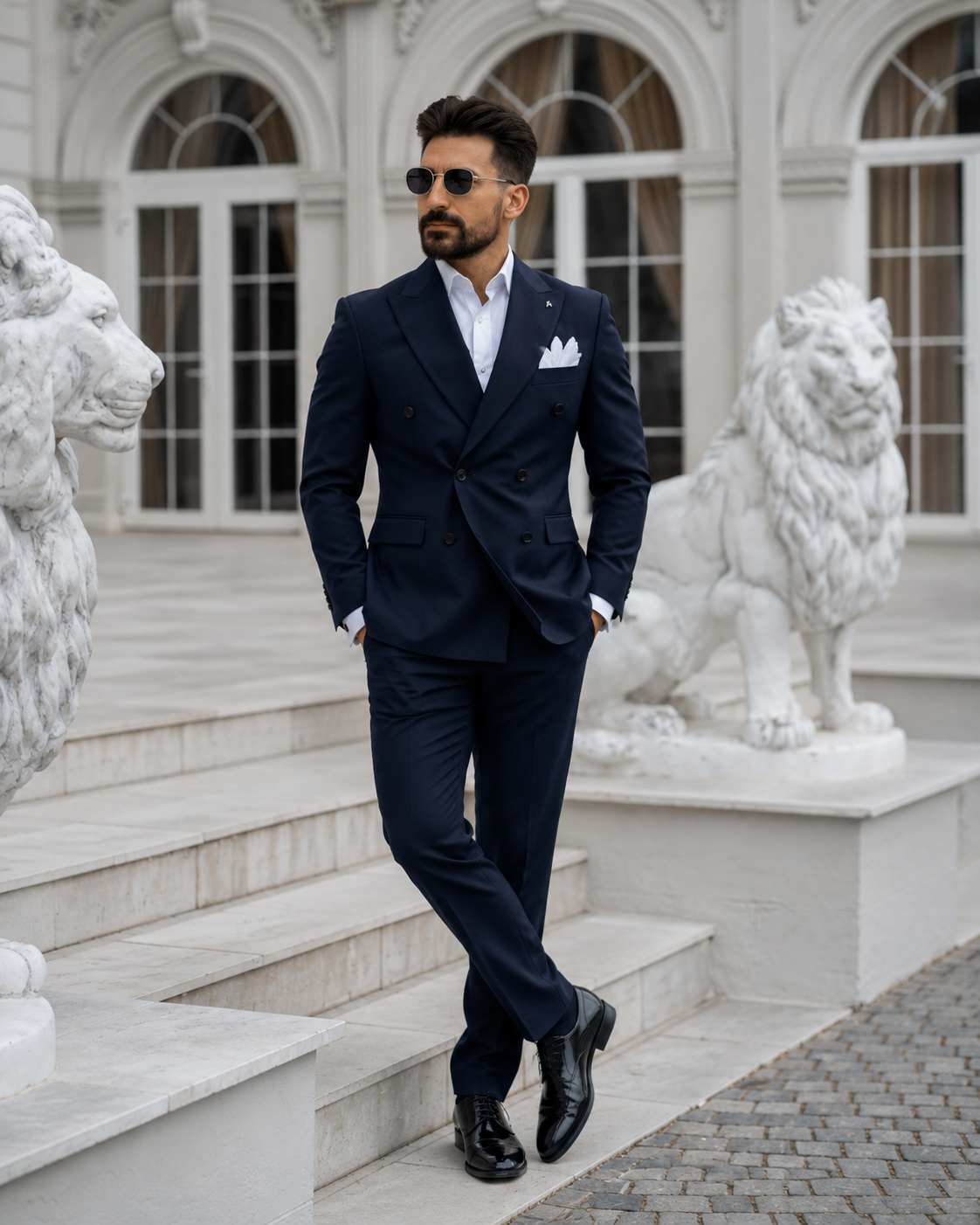 Costum Limerick  bleumarin