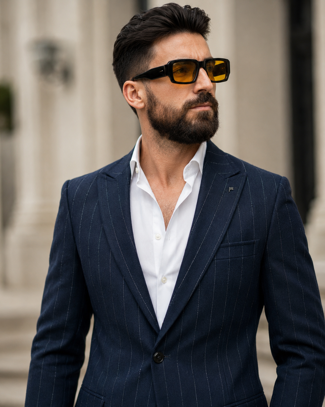 Costum Sandro bluemarin