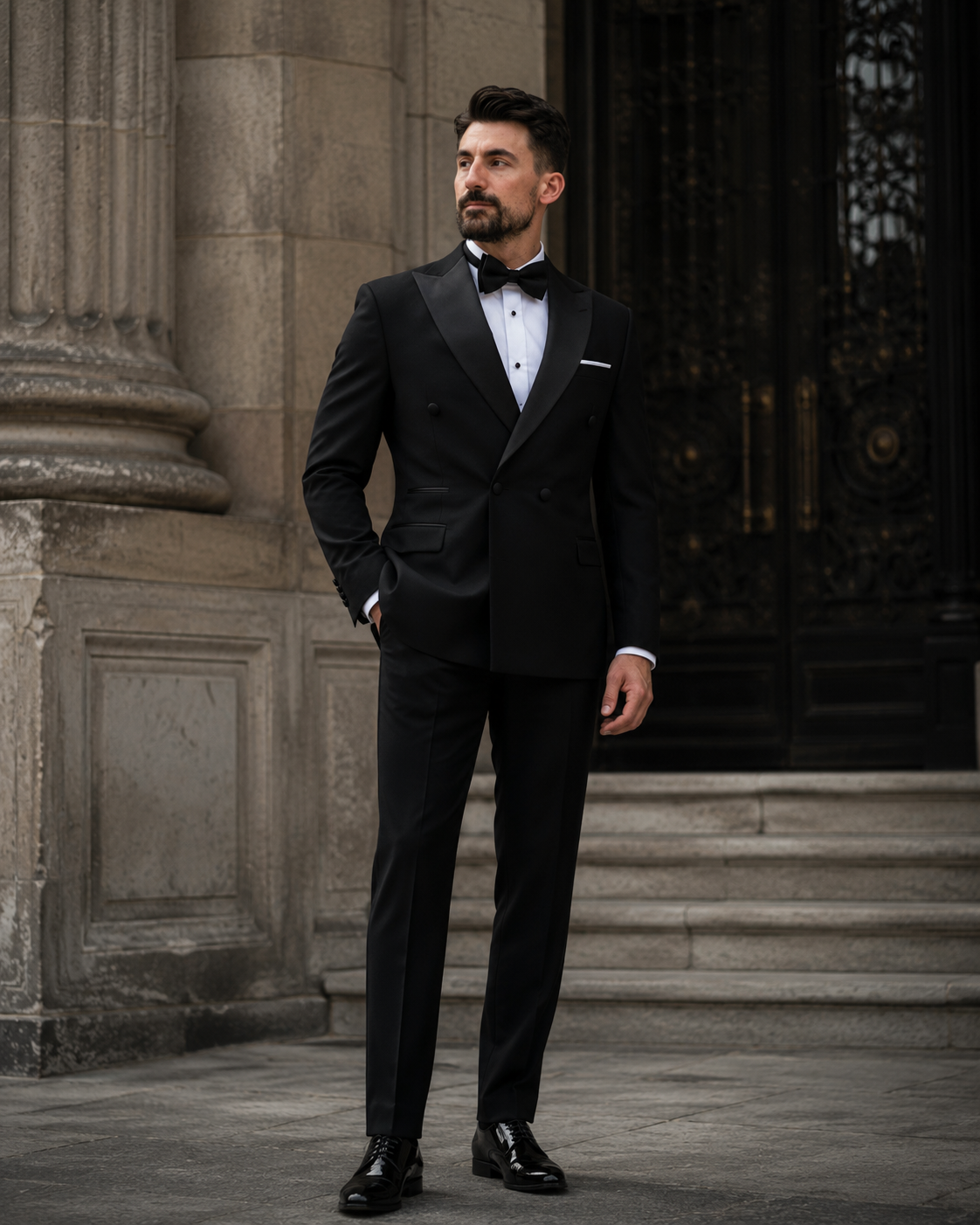 Costum Smokin Ceremonie negru
