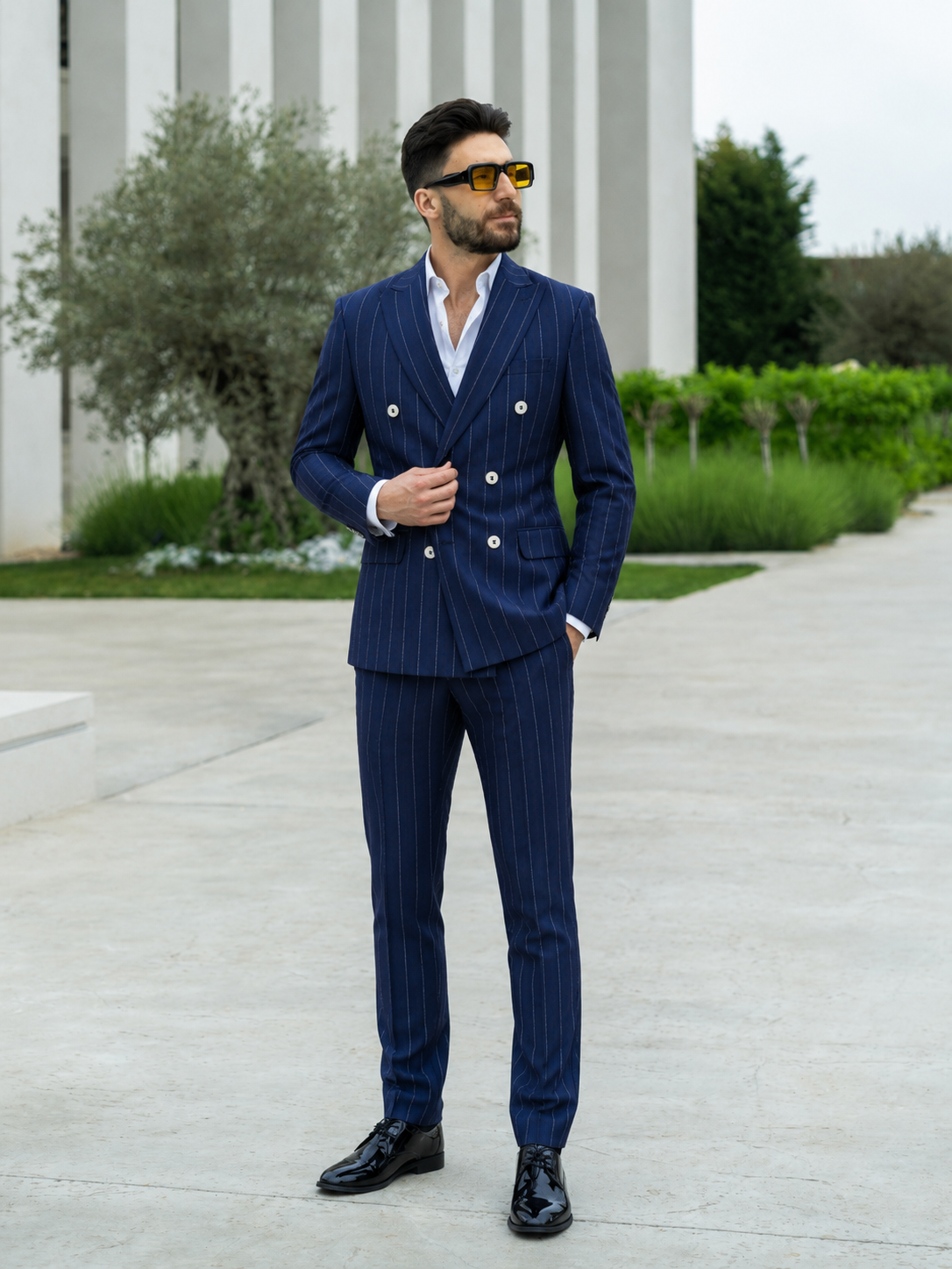 Costum bluemarin