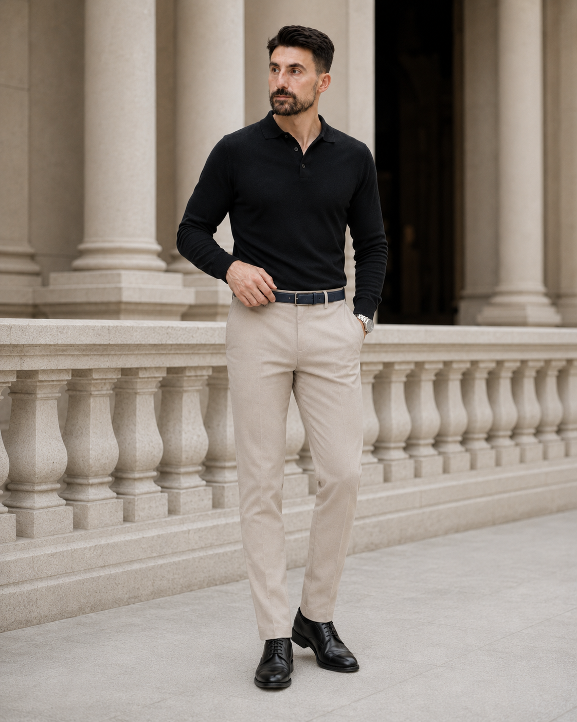 Curea piele bluemarin