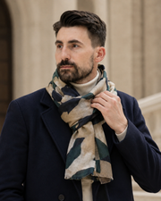 Eșarfă cu model vânătoresc