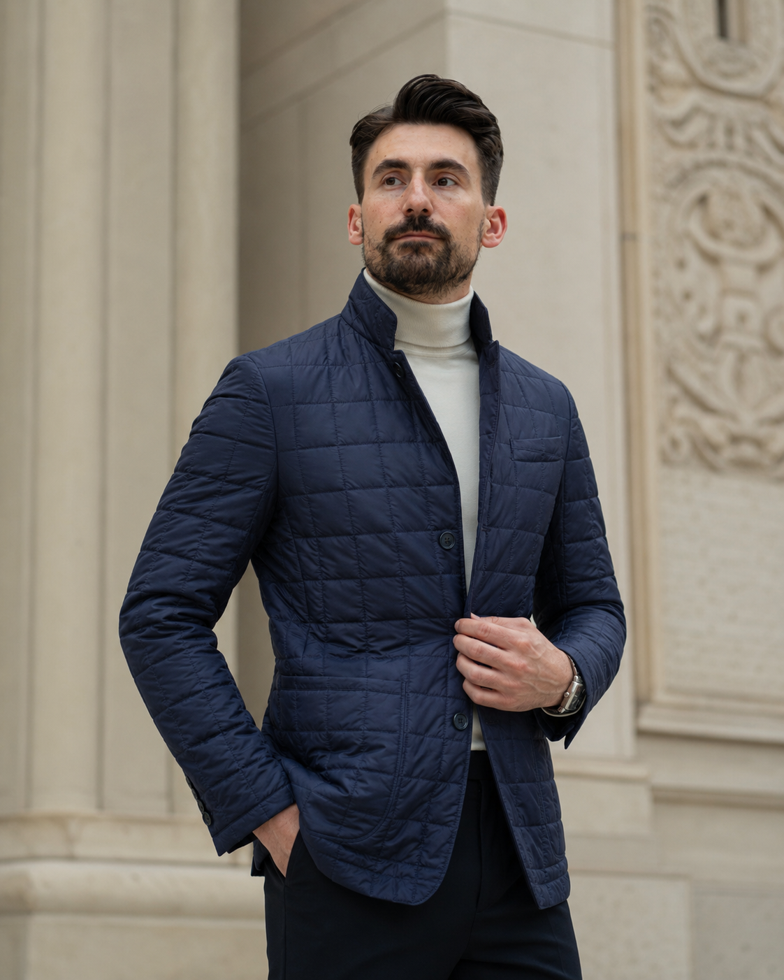 Geacă Soft bluemarin