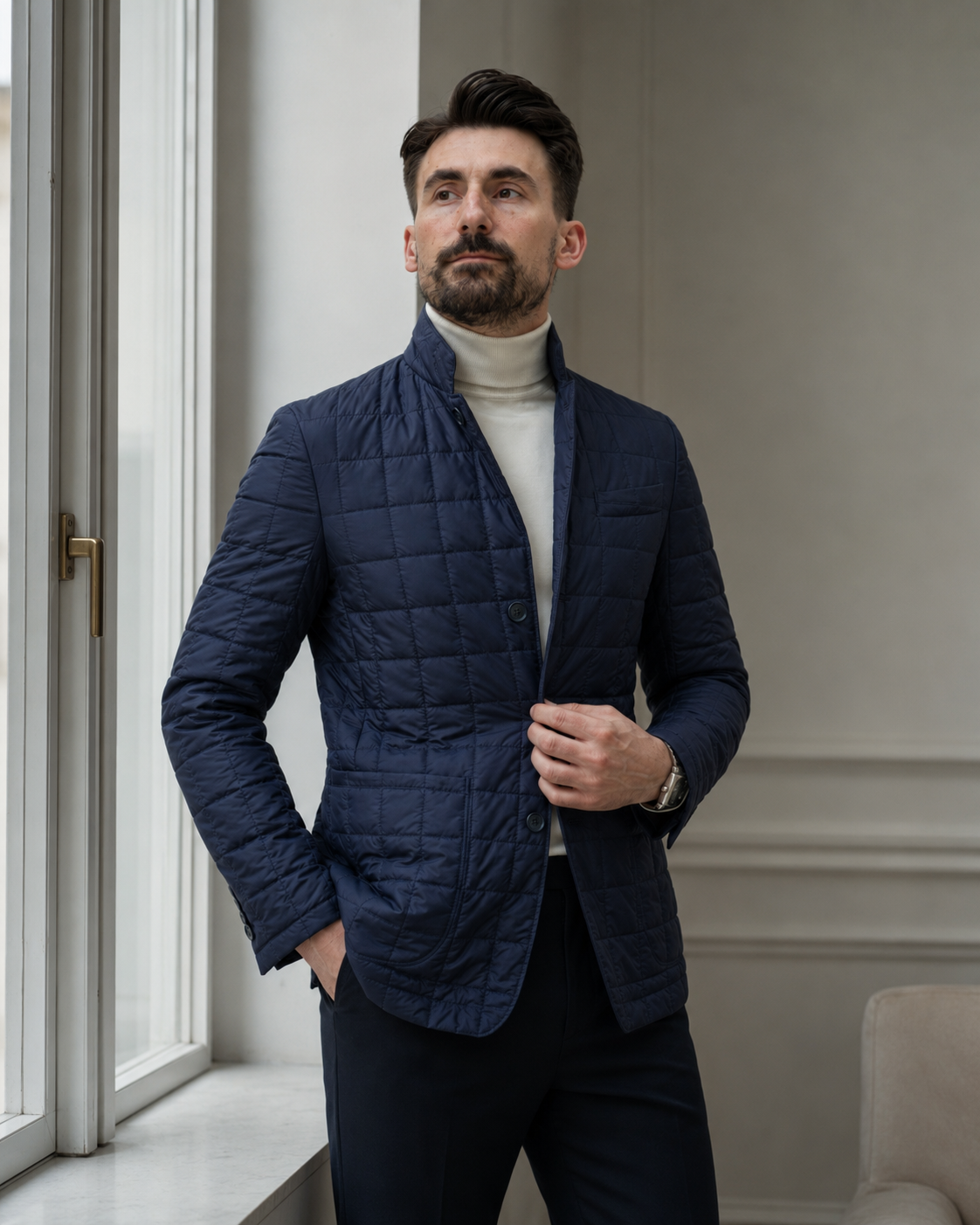 Geacă Soft bluemarin