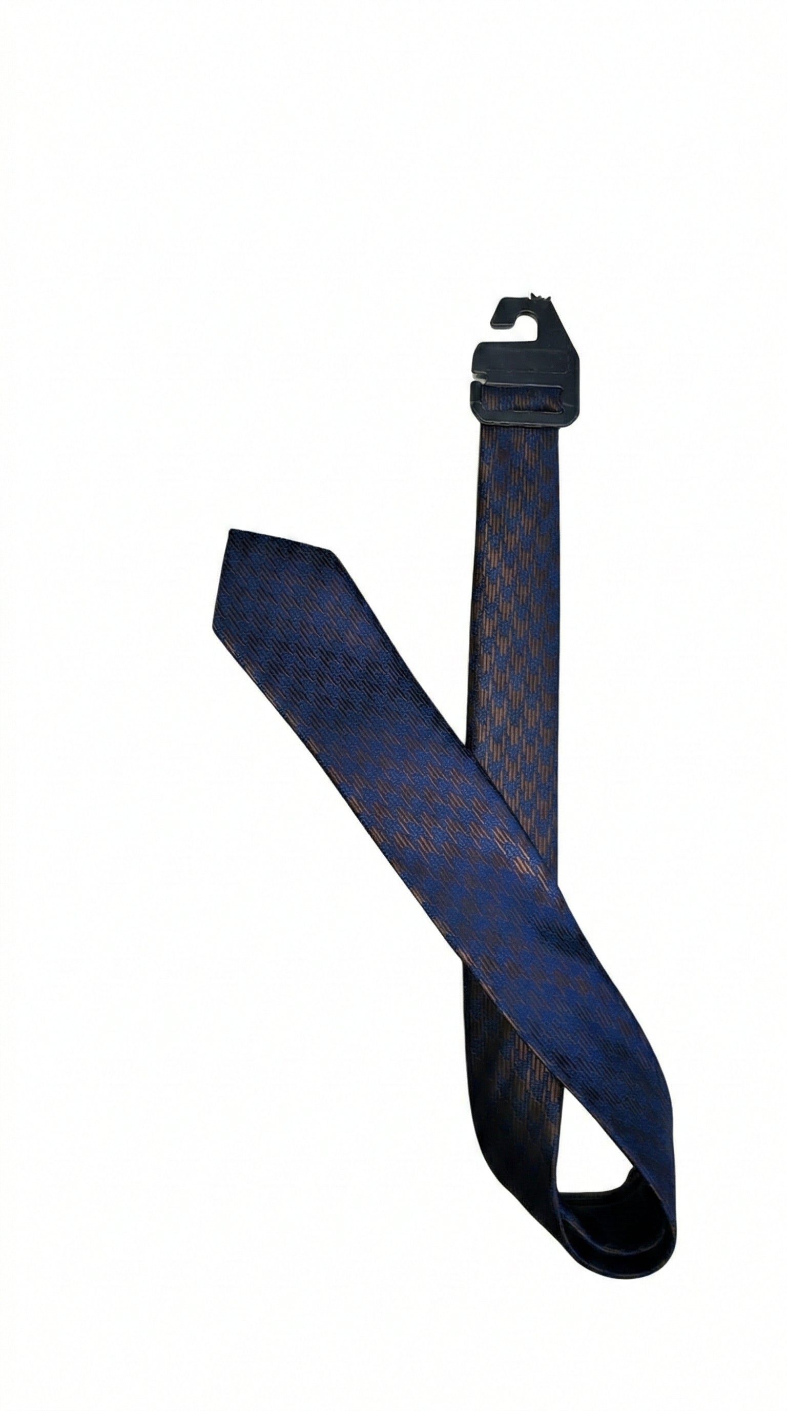 Cravată bluemarin cu model maro
