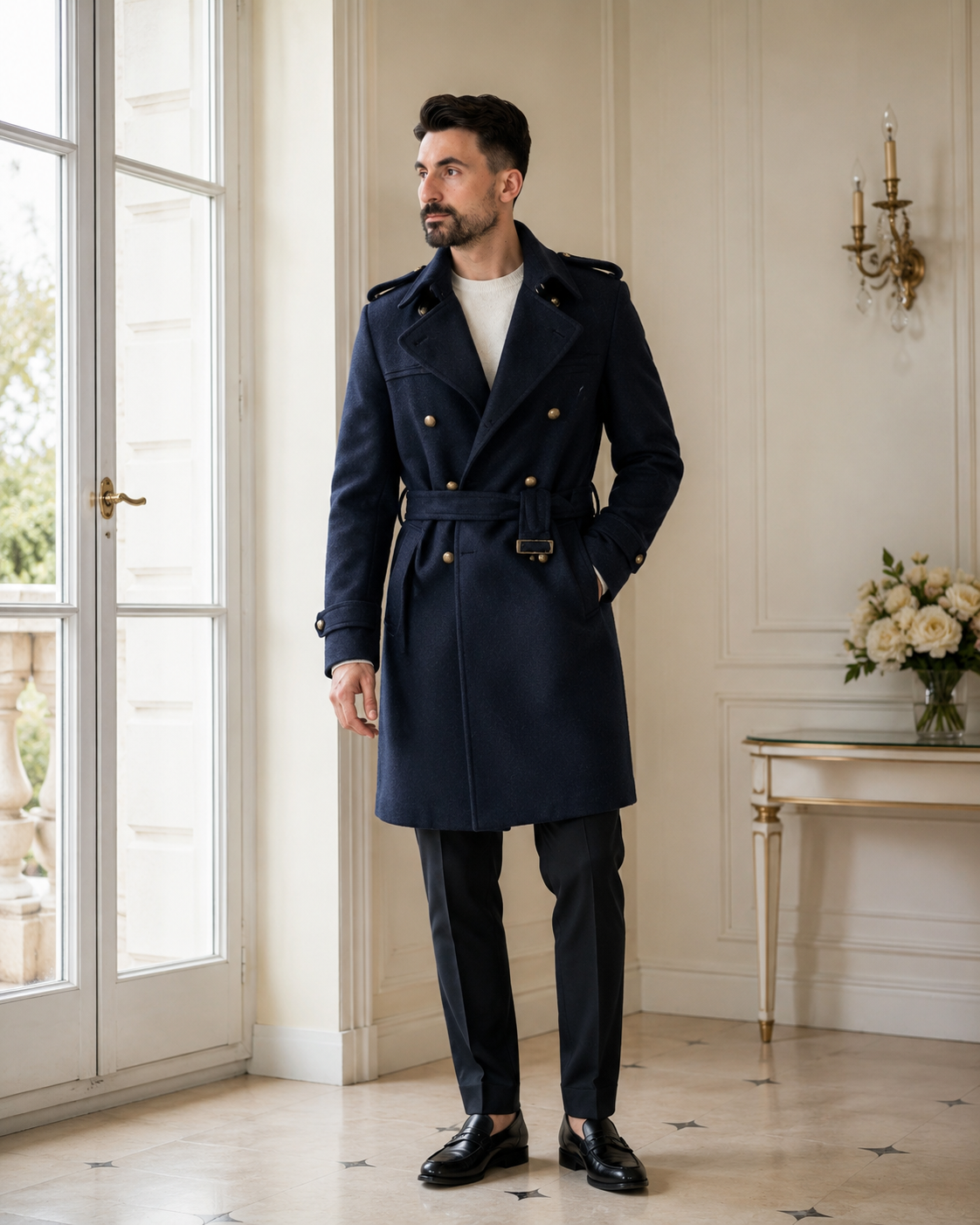 Palton Delmar bluemarin