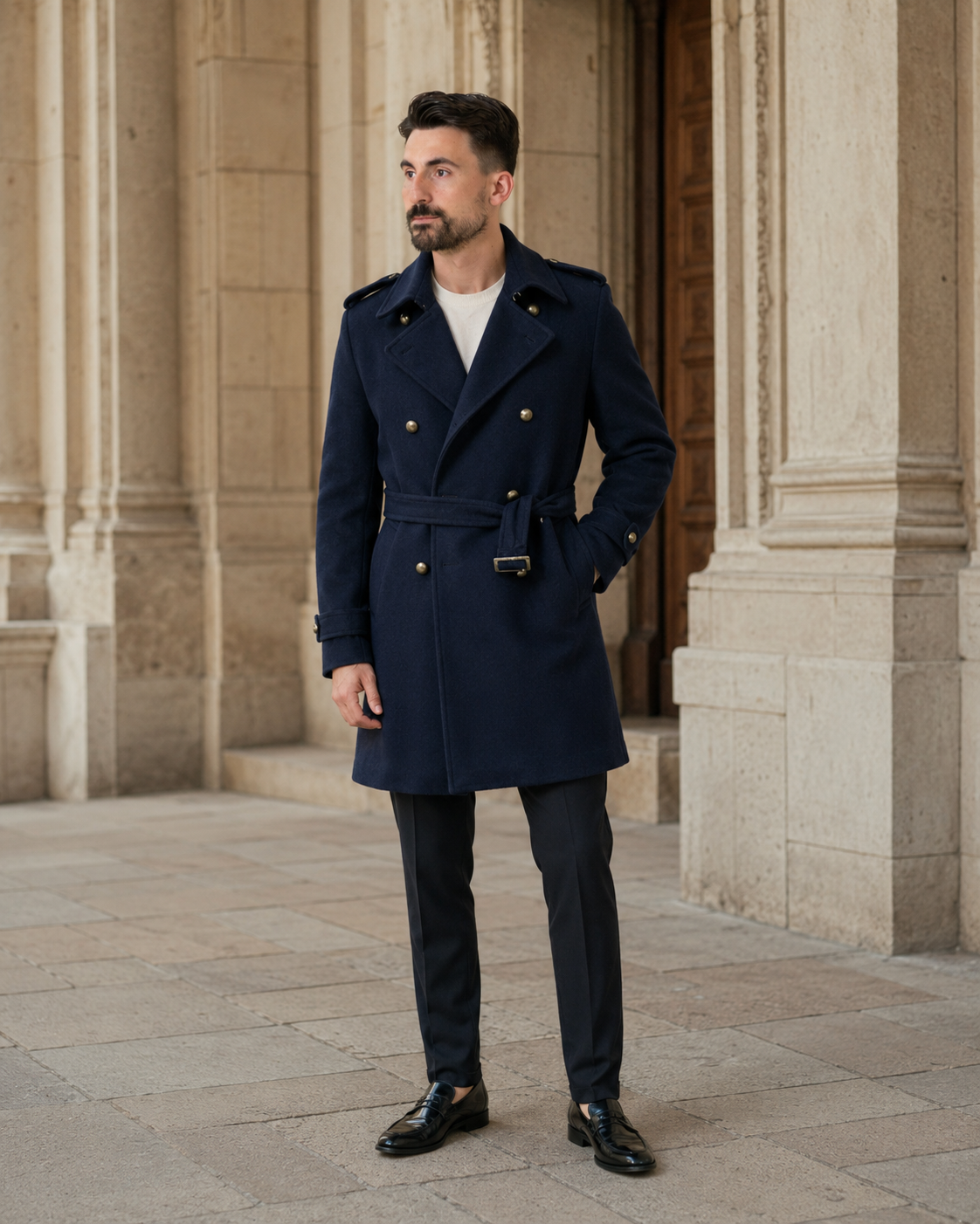 Palton Delmar bluemarin