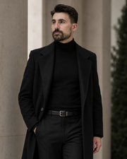 Palton Mattia Negru