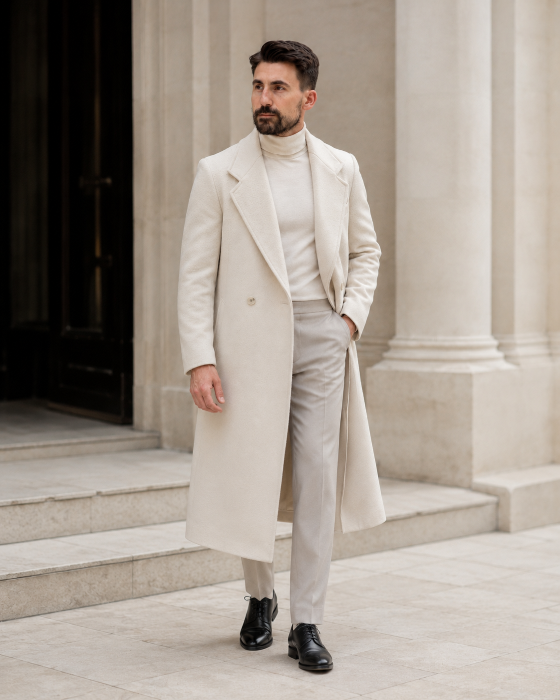 Palton Mattia bej
