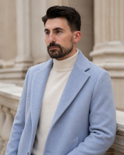 Palton Pietro albastru deschis