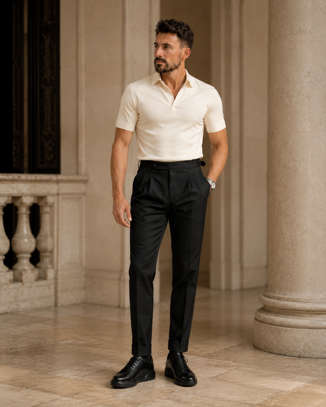 Pantaloni Sartorial negru