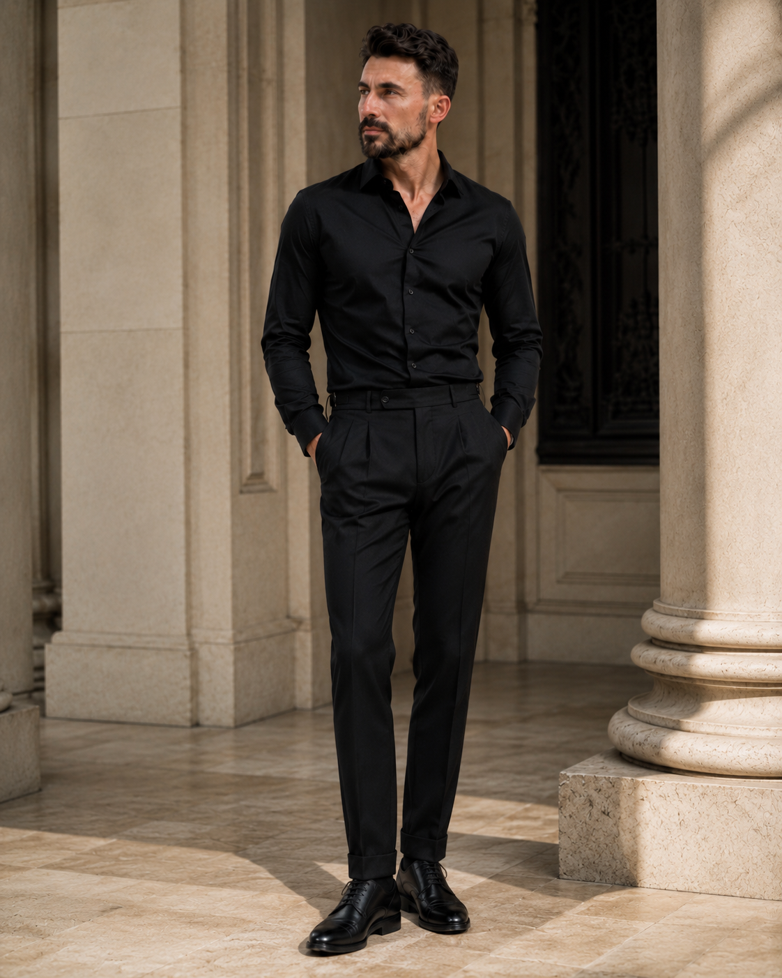 Pantaloni Sartorial negru