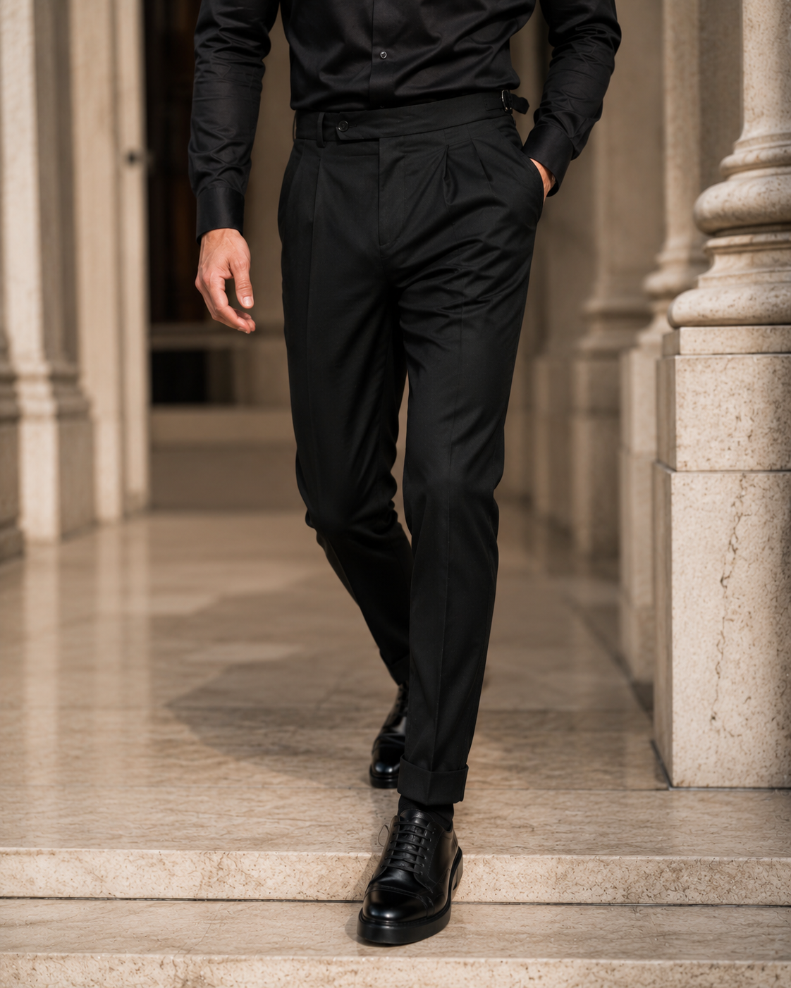 Pantaloni Sartorial negru