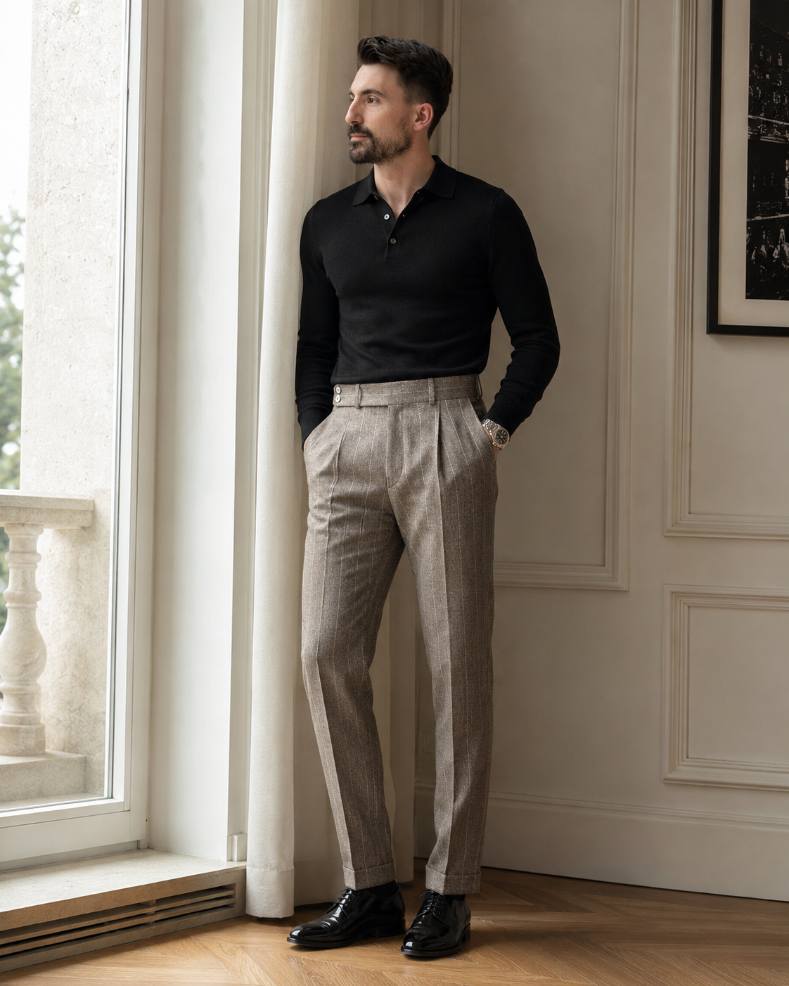 Pantaloni Callisto maro