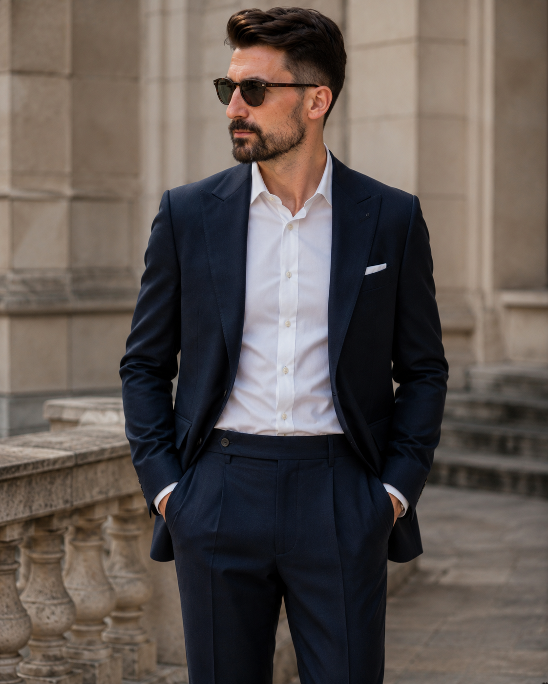 Pantaloni Flanel bluemarin