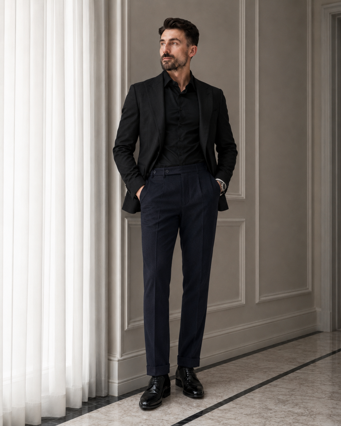 Pantaloni Formo albastri